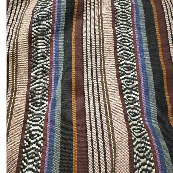 Kathmandu Imports Colorful Boho Cotton Crossbody Bag 16x14x6.5 Street Style - Picture 4 of 11